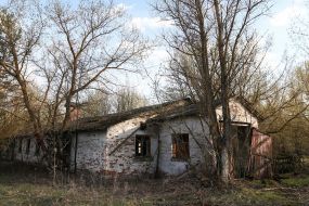 Abandoned house in Pripyat city