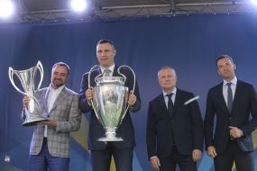 Andriy Pavelko, Vitali Klitschko, Grigory Surkis, Andriy Shevchenko