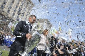 UEFA Champions League Cup Ceremony