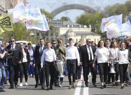 UEFA Champions League Cup Ceremony