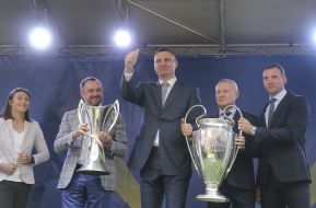 Iya Andrushchak, Andriy Pavelko, Vitali Klitschko, Grigory Surkis, Andriy Shevchenko