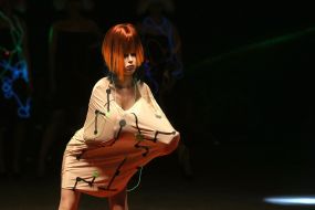 Участница парикмахерского искусства "Хрустальный ангел"