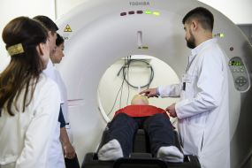 Diagnosis on a computer tomography