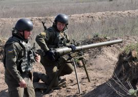 SPG-9 anti-tank grenade launcher