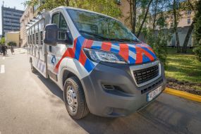 Special car for transporting homeless animals