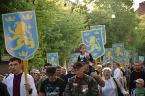 Participants of the "March of the Magnificent Spirit"