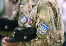 Участник панихиды