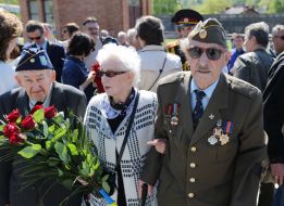 The veterans of the SS Division Galicia