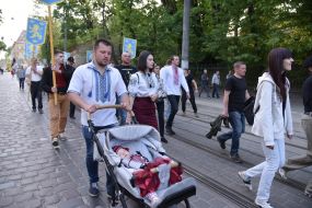 Participants of the "March of the Magnificent Spirit"