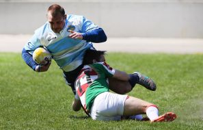 European Rugby Championship. Match between the teams of Ukraine and Hungary