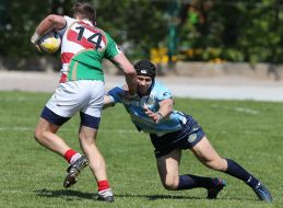 European Rugby Championship. Match between the teams of Ukraine and Hungary