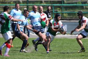 European Rugby Championship. Match between the teams of Ukraine and Hungary