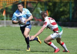 European Rugby Championship. Match between the teams of Ukraine and Hungary