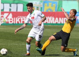 The game moment of the match