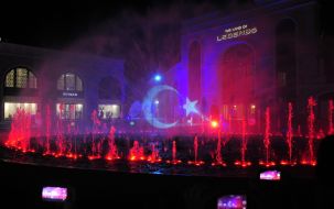 Шоу фонтанів в парку "The Land of Legends" в Белек (Туреччина)