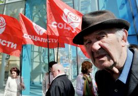 Participant of the rally