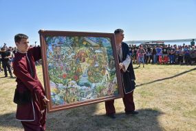 Cossacks keep the canvas