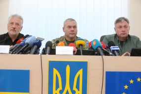 Pavel Zhebrivsky, Sergey Naiev and Yuri Garbuz