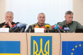 Pavel Zhebrivsky, Sergey Naiev and Yuri Garbuz