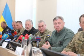 Pavel Zhebrivsky, Sergey Naiev and Yuri Garbuz