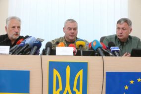 Pavel Zhebrivsky, Sergey Naiev and Yuri Garbuz
