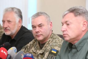 Pavel Zhebrivsky, Sergey Naiev and Yuri Garbuz