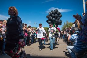 Participants in the action of memory for the dead on May 2, 2014