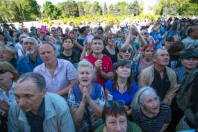 Participants in the action of memory for the dead on May 2, 2014