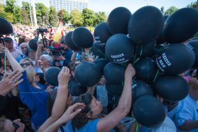 Participants in the action of memory for the dead on May 2, 2014