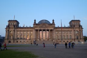 Building of the Reichstag in Berlin