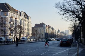 Kaiserdamm Street in Berlin