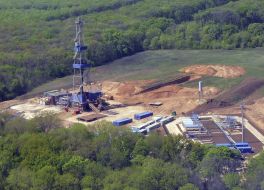 View of the drill tower