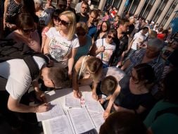 Participants of the action "Get Ride Alive"