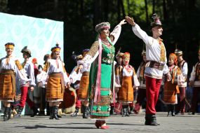 Performance of the Song and Dance Ensemble "Gutsuliya"