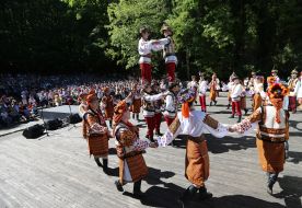 Performance of the Song and Dance Ensemble "Gutsuliya"