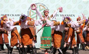 Performance of the Song and Dance Ensemble "Gutsuliya"