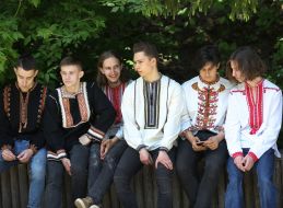 Collection of Gorodock's embroidered shirts