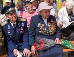 Участники митинга