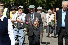 Participants of events on the occasion of the Victory Day