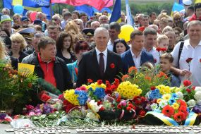 Participants of events on the occasion of the Victory Day