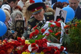 Participants of events on the occasion of the Victory Day