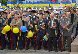 Participants of events on the occasion of the Victory Day