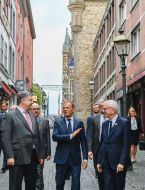 Donald Tusk and Petro Poroshenko