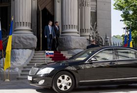 Petro Poroshenko and Borut Pahor