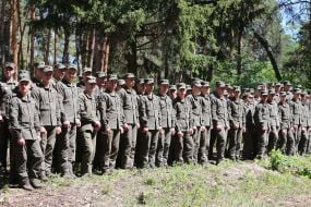 The fighters of the National Guard