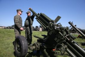 The fighters of the National Guard