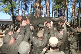 Training of fighters of the National Guard