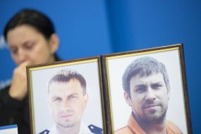 Portraits of Alexander Chervonyy and Nikolai Lukashov