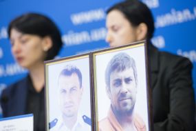 Portraits of Alexander Chervonyy and Nikolai Lukashov