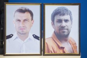 Portraits of Alexander Chervonyy and Nikolai Lukashov